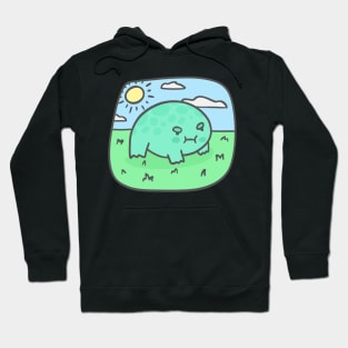 Angry round boy Hoodie